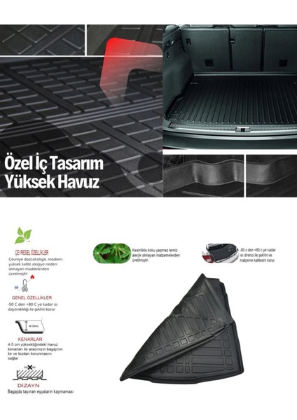 Tucson 2021+ Elite Comfort Araca Özel Üretim 4d Havuzlu Karbon Paspas Takımı + 3D Bagaj Havuzu modelleri