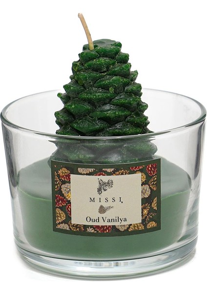 Yılbaşı Oud Vanilya Sıcaklığı Vegan Mum