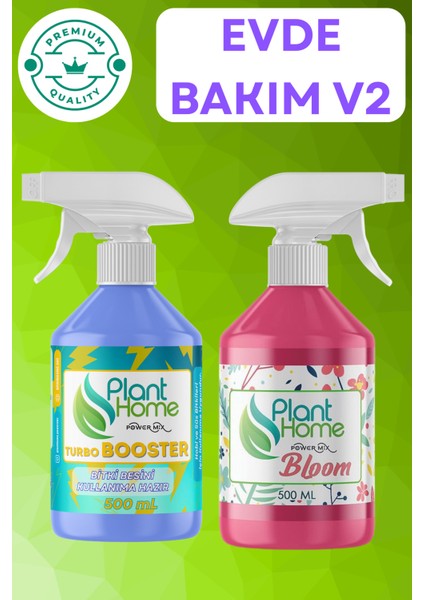 Bitki Canlandırıcı ve Çiçeklenme Destek Seti – Plant Home Power Mix Evde Bakım V2