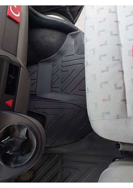Volkswagen Transporter T5/t6 2003-2019 Araçlarınıza Özel Üretim 4d Havuzlu Karbon Paspas Takımı A+ modelleri