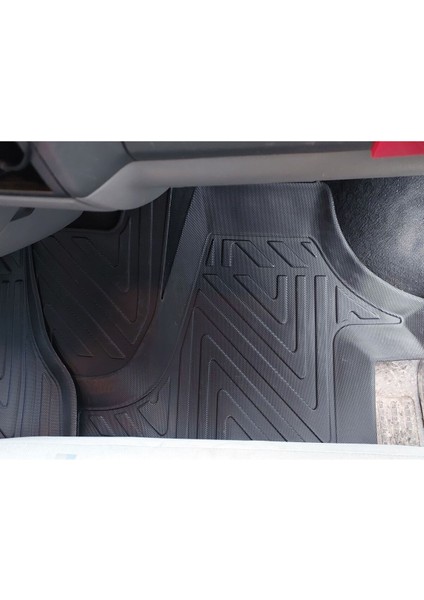 Volkswagen Transporter T5/t6 2003-2019 Araçlarınıza Özel Üretim 4d Havuzlu Karbon Paspas Takımı A+ fırsatları