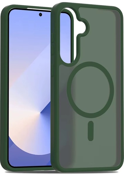 Zeroshop Joko Samsung Galaxy S25 Plus Jota Magsafe Kapak - Koyu Yeşil