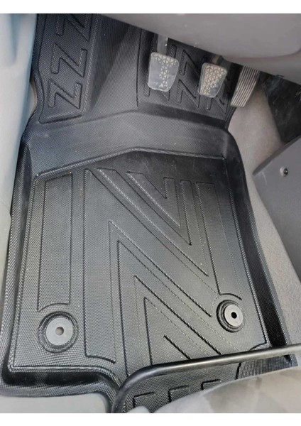 Opel Astra H 2004-2009 Araca Özel 4d Havuzlu Paspas Takımı (Karbon)