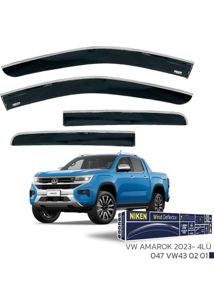 Volkswagen Amarok Kromlu Cam Rüzgarlığı 2022 Model ve Sonrası
