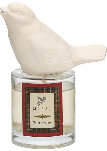 Yılbaşı 100 ml Kuş Seramik Taşlı Yılbaşı Ateşi Oda Kokusu