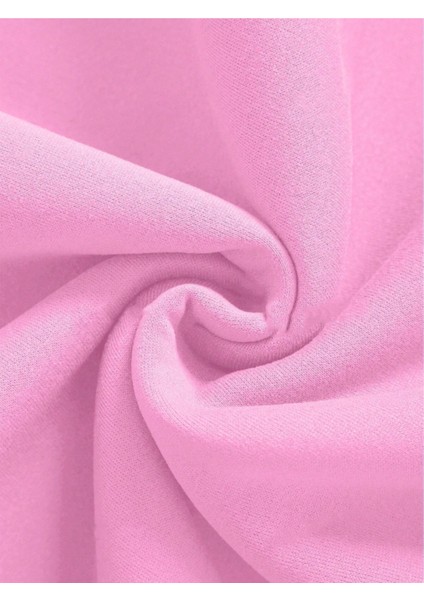 Unisex Kadın/erkek Never Renkli Oversize Bisiklet Yaka Pamuklu Sweatshirt fırsatları