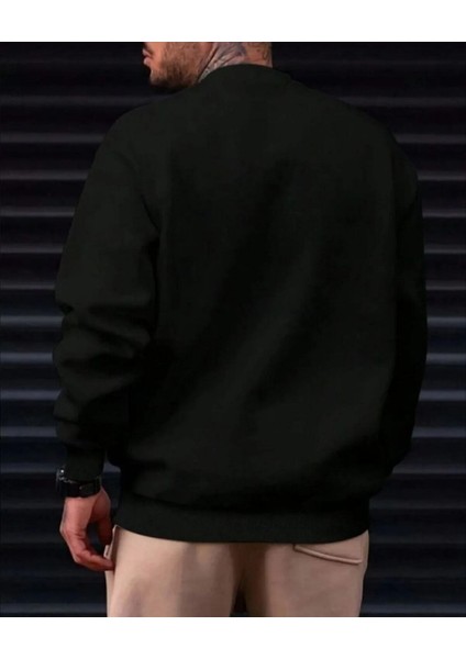 Siyah Oversize Kışlık Charlie Luciano Sweatshirt fiyatları