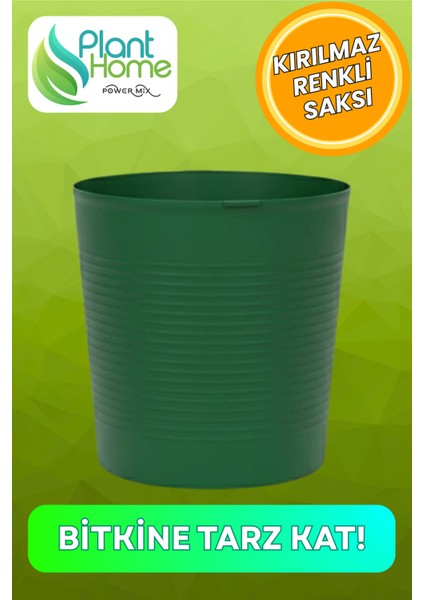 Yeşil 9.5 Litre Dekoratif Bitki Saksısı – Iç-Dış Mekan Bitkileri Için Uygun Saksı fırsatları