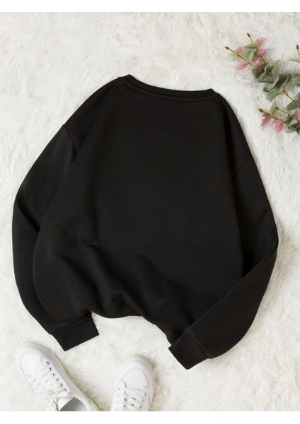 Unisex Basket Baskılı Bisiklet Yaka Sweatshirt modelleri