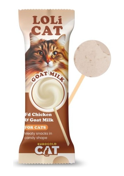 Zeroshop Eurogold Cat Lolicat Fd Kedi Ödülü Keçi Sütlü 1,5 gr (15 Li)