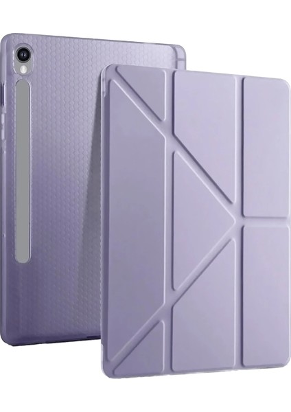 Zeroshop Newface Samsung Galaxy Tab S10 Fe Plus 13.1 Kalemlikli Mars Tablet Kılıfı - Açık Mor