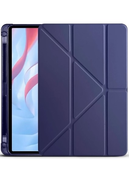 Zeroshop Newface Huawei Honor Pad X9A Kalemlikli Mars Tablet Kılıfı - Lacivert