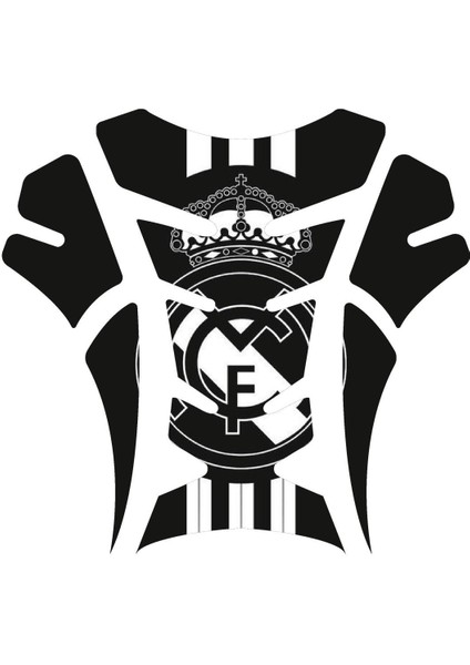 Kişiye Özel Isim Kan Grubu Etiketi Seti | Real Madrid Tankpad ve Çamurluk Sticker Seti fiyatları