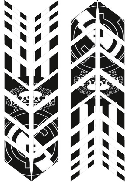 Kişiye Özel Isim Kan Grubu Etiketi Seti | Real Madrid Tankpad ve Çamurluk Sticker Seti modelleri