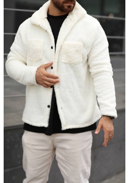 Pelüş Ceket Unisex Normal Kalıp Cep Detaylı fiyatları