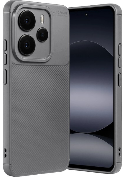 Zeroshop Newface Xiaomi Note 14 5g Auto Focus Karbon Kapak - Gri