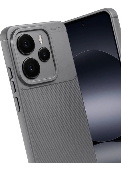 Zeroshop Newface Xiaomi Note 14 5g Auto Focus Karbon Kapak - Gri fiyatları