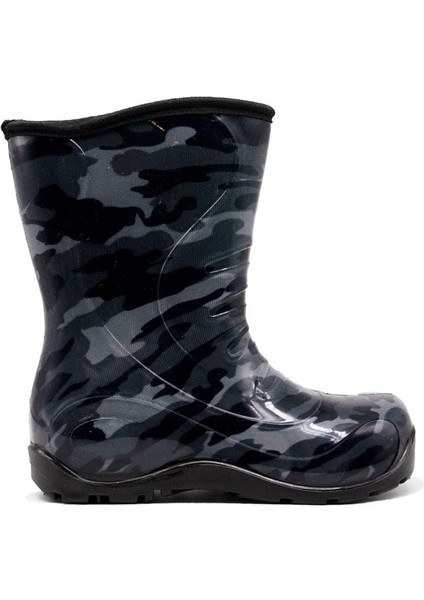 514 Çocuk Sıcak Astar Yağmur Çizmesi