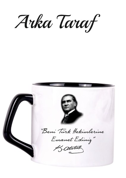 Doktorlara Özel Mustafa Kemal Atatürk Temalı Kupa Bardak
