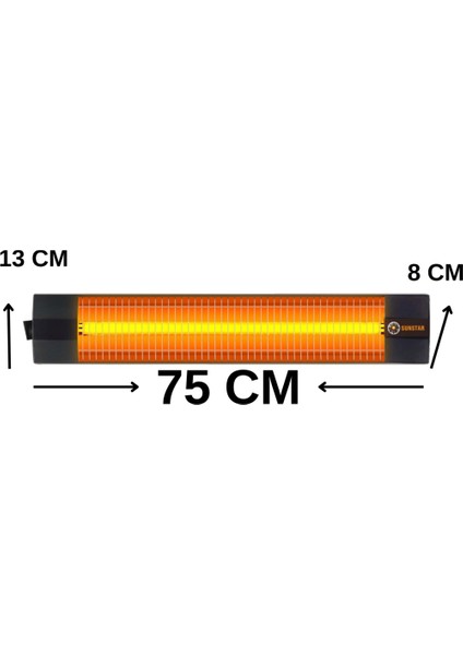 Infrared Iç Mekan Isıtıcı Elektirikli Soba 2500W 1 Sunstar Infrared Iç Mekan Isıtıcı Elektirikli Soba 2500W fiyatları