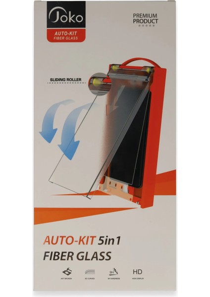 Zeroshop Joko Xiaomi Redmi Note 14 Pro 4g Autokit 5in1 Fiber Cam Ekran Koruyucu