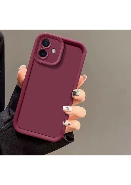 Samsung Galaxy A07 Kılıf Yumuşak Renkli Lansman Silikon Kamera Korumalı Çıkıntılı Kenarlı 3D Coffe