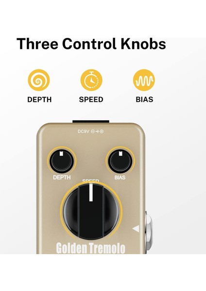 Golden Tremolo Analog Efekt Pedalı modelleri