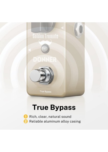 Golden Tremolo Analog Efekt Pedalı fırsatları