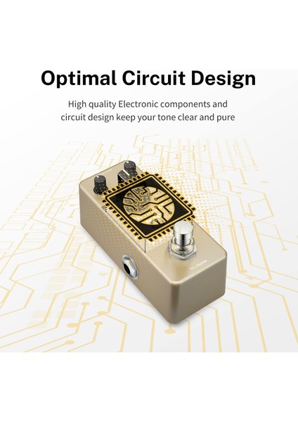 Golden Tremolo Analog Efekt Pedalı indirimleri