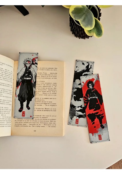 CRAFTSY3D Demon Slayer Kitap Ayracı Seti – 3D Baskı Dekoratif Koleksiyon Ürünü modelleri