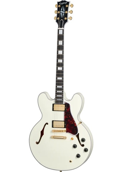 Igc 1959 ES-355 Elektro Gitar (Classic White)
