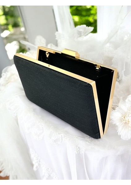 Siyah Renk Taş Sim Dökülmeyen Sim Kadın Abiye Çanta Düğün Nişan Mezuniyet modelleri