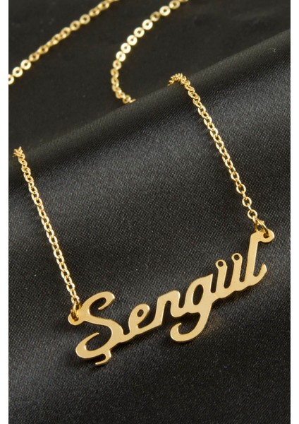 shop Şengül Isimli Kolye -Sarı