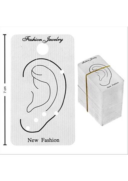 shop Kıkırdak Küpe Kartı-Beyaz fiyatları