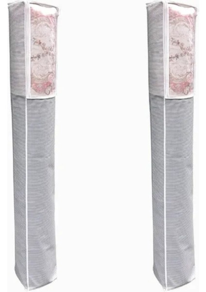 (3 Adet) Alas Pencereli Halı Hurcu /halı Saklama 6m2 Standart 38*210 cm modelleri