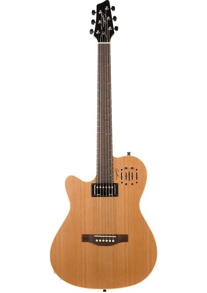 A6 Ultra Solak Elektro Akustik Gitar (Natural)