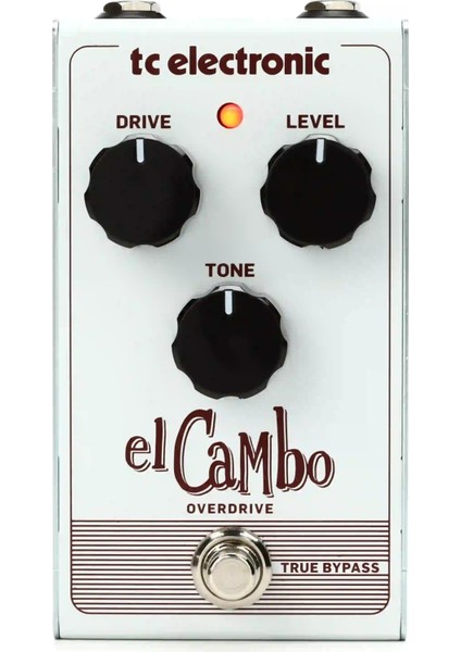 El Cambo Overdrıve Classic Tube Overdrive Pedal