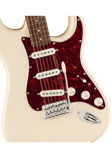 Limited Edition Classic Vibe 60S Stratocaster Laurel Klavye Olympic White Elektro Gitar modelleri