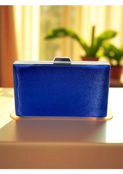 Lacivert Renk Simli Saten Kadın Abiye Çanta Düğün Nişan Mezuniyet modelleri