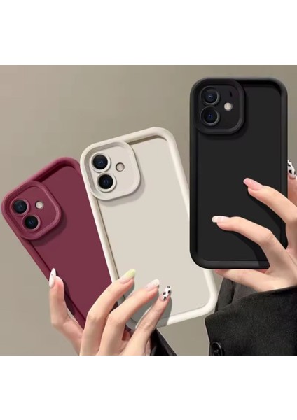 Samsung Galaxy A07 Kılıf Yumuşak Renkli Lansman Silikon Kamera Korumalı Çıkıntılı Kenarlı 3D Coffe fiyatları