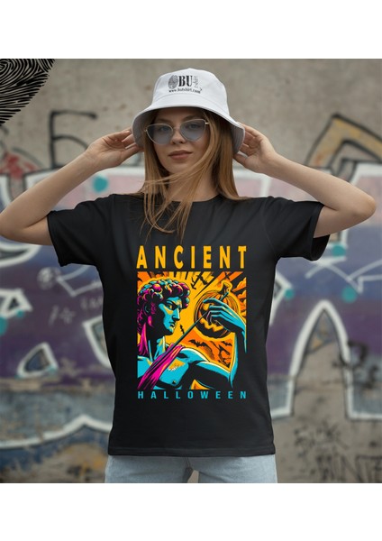 'ancient - Halloween‘ Baskılı 'regular-Fit' Unisex Tişört modelleri
