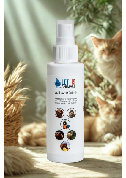 Let 19 100 ml Hayvan Sağlığı Kedi, Köpek ve Kuş; Göz, Ağız ve Burun Deri ve Yara Bakımı modelleri