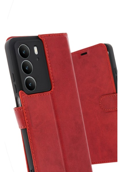 Zeroshop Newface Realme C75 4g Trend S Plus Kapaklı Kılıf - Kırmızı fiyatları