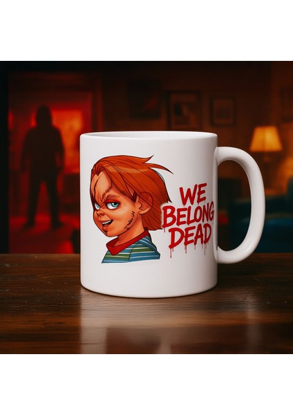 Chucky Baskılı Couple Beyaz Kupa 2'li Set fiyatları