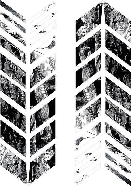 Kişiye Özel Isim Kan Grubu Etiketi Seti | Berserk Guts Temalı Tankpad ve Çamurluk Sticker Seti modelleri