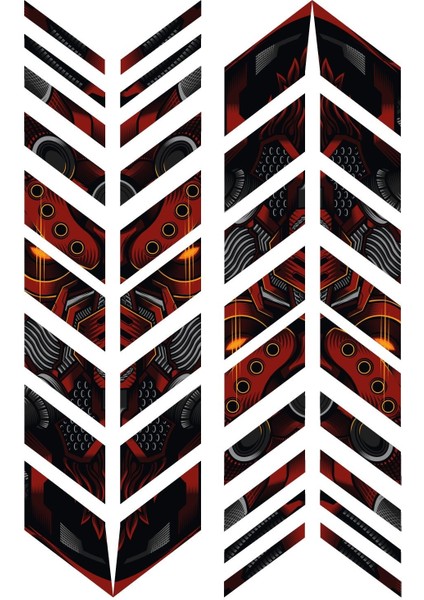 Kişiye Özel Isim Kan Grubu Etiketi Seti | Universal Motorsiklet Tankpad ve Çamurluk Sticker Seti