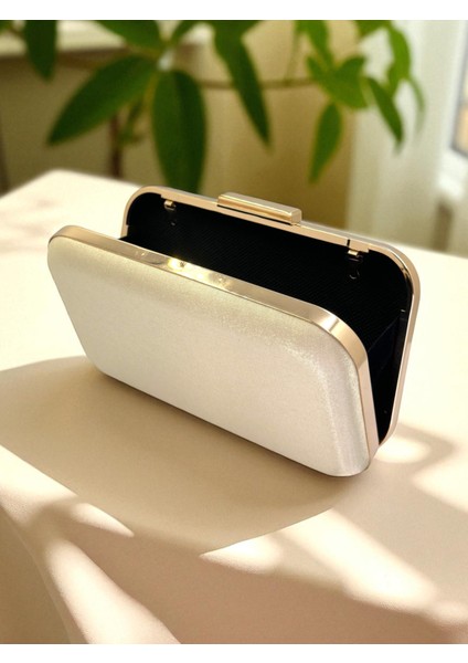 Ten Nude Renk Simli Saten Kadın Abiye Çanta Düğün Nişan Mezuniyet modelleri