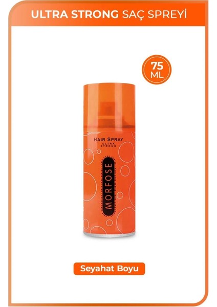 Ultra Strong Saç Spreyi 75 ml - Güçlü Tutuş - Mrfs
