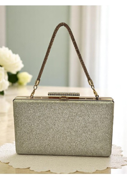 Altın Gold Dore Simleri Dökülmeyen Ithal Kumsim Taş Saplı Kadın Abiye Çanta Düğün Nişan Mezuniyet fiyatları