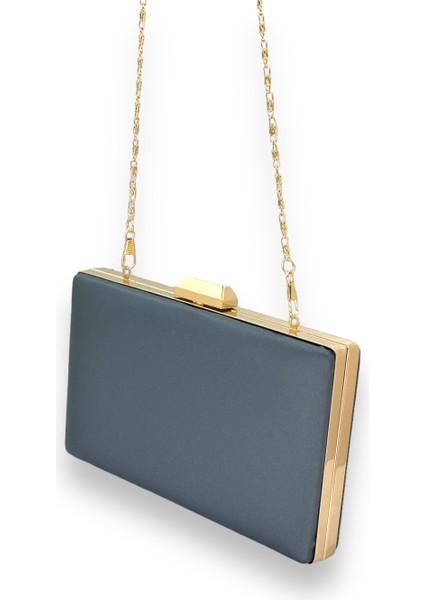 Lacivert Çizilmeyen El Izi Yapmayan Mat Saten Abiye Çanta Gece Çantası Portföy Clutch Düğün Nişan indirimleri